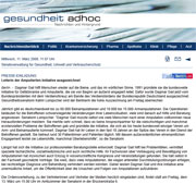 Pressemitteilung der Senatsverwaltung für Gesundheit, Umwelt und Verbraucherschutz vom 11. März 2009